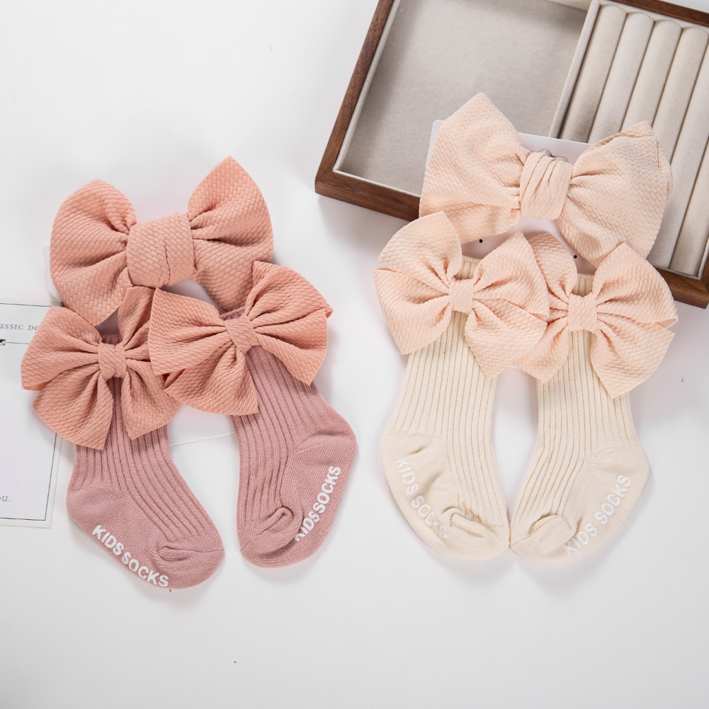 2개 세트 큰 탄성 나일론 헤어밴드&양말 미끄럼 방지  - Unisex Baby Socks Non Slip 리뷰 및 가격