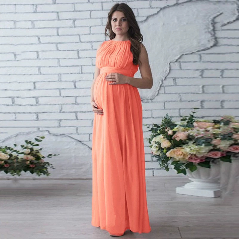 여성 임부복 신상 민소매 임부 드레스 사진 촬영 여성  - Maternity Wear 리뷰 및 가격