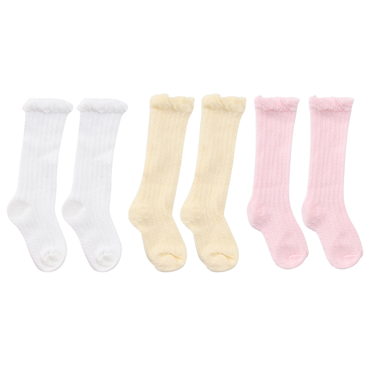 여름용 아기용 긴 양말 3켤레: 면 소재, 통기성 좋은 - Unisex Baby Socks Non Slip 리뷰 및 가격