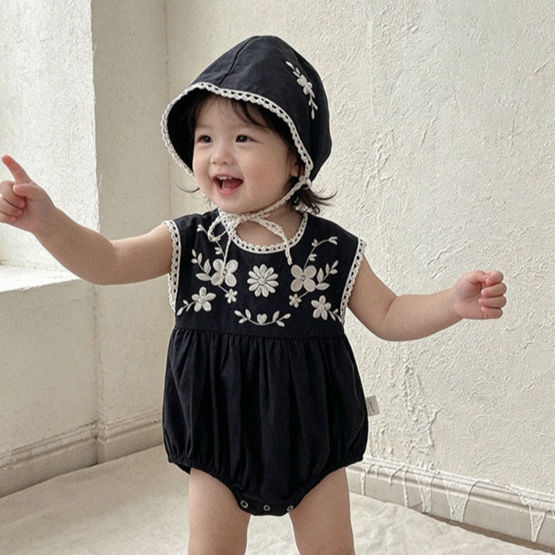 ZOETOPKID 여름 유아 아기 소녀 점프 슈트 +  - Baby Summer Linen Sleeveless Jumpsuit 리뷰 및 가격