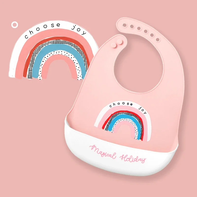 방수 기능이 있는 아기 턱받이, 귀여운 만화 동물 그림 - Waterproof Baby Bibs Silicone 리뷰 및 가격