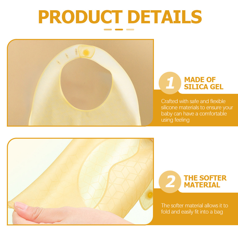 실리콘 소재의 아기 턱받이 3개 세트 – 부드럽고 유연 - Waterproof Baby Bibs Silicone 리뷰 및 가격