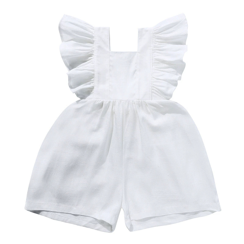 2026 여름 신생아 아기 소녀 롬퍼 옷 유아 점프 슈 - Baby Summer Linen Sleeveless Jumpsuit 리뷰 및 가격