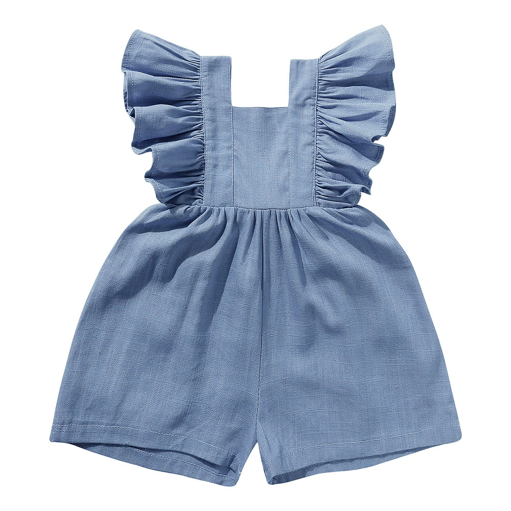 2026 여름 신생아 아기 소녀 롬퍼 옷 유아 점프 슈 - Baby Summer Linen Sleeveless Jumpsuit 리뷰 및 가격