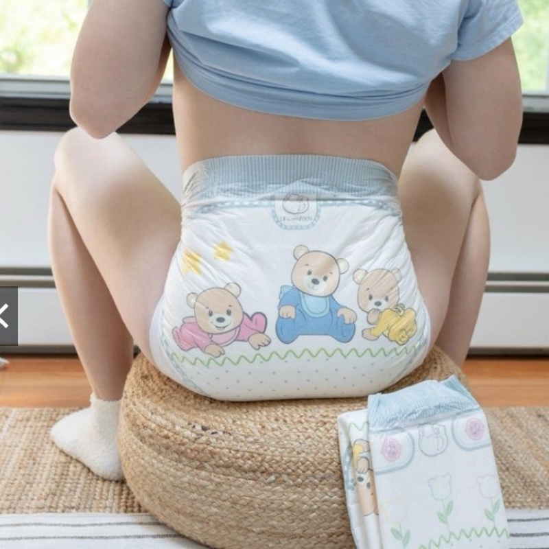5개입, 초두꺼운 성인용 기저귀 팬티, 귀여운 만화 디 - Diapering 리뷰 및 가격